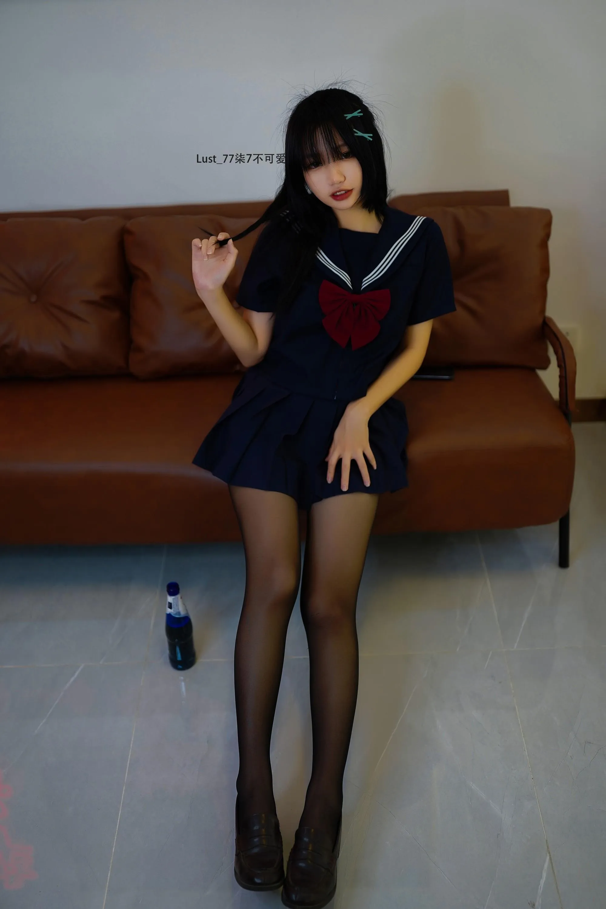 柒柒要乖额 – NO.030 反差JK少女 [182P]插图3